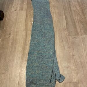 Bali Beauty Blue Shiny Space Dye Lace-Up Swim Cover-Up